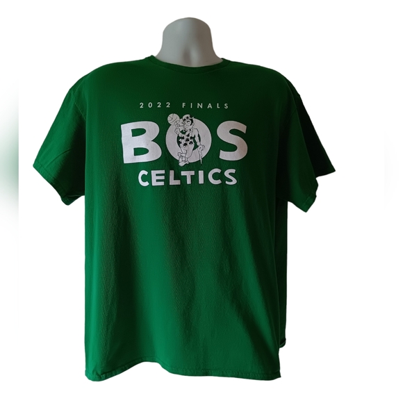Boston Celtics 2022 Finals men's green short-sleeve graphic t-shirt size XL - Picture 1 of 8
